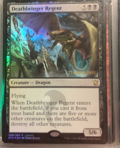 2015 Magic: The Gathering #096 Deathbringer Regent — front