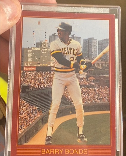 1988 Broder Wrigley Field Large Gray Star Series 2 #10 Barry Bonds — front
