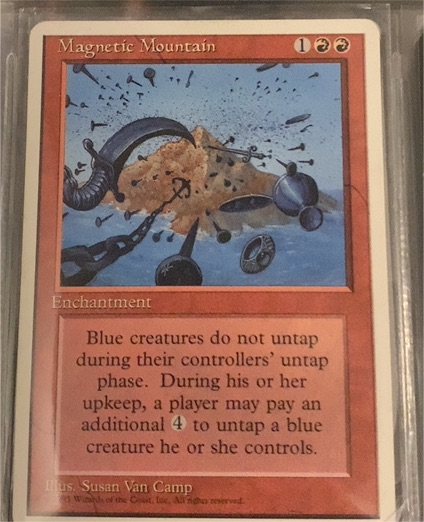 1994 Magic: The Gathering Magnetic Mountain — front