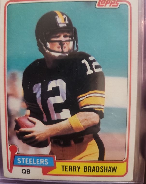 1981 Topps #375 Terry Bradshaw — front