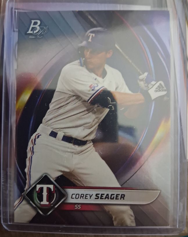 2022 Bowman Platinum #50 Corey Seager — front