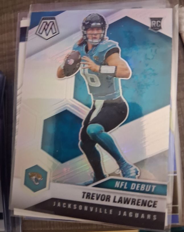 2021 Panini Mosaic #241 Trevor Lawrence NFL Debut RC — front