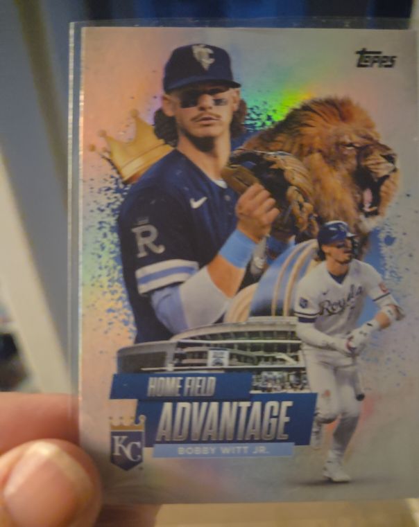 2025 Topps #HA-8 Bobby Witt Jr. Home Field Advantage — front