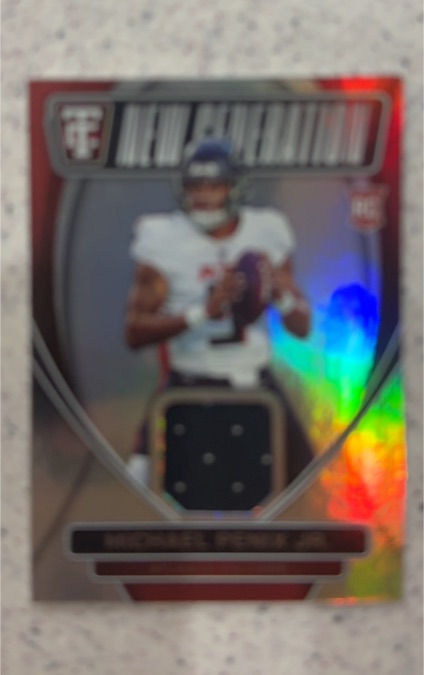 2024 Panini Totally Certified New Generation Jerseys Michael Penix Jr — front