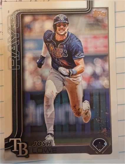 2025 Topps #497 Josh Lowe — front