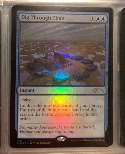 2020 Magic: The Gathering #097 Dig Through Time — front