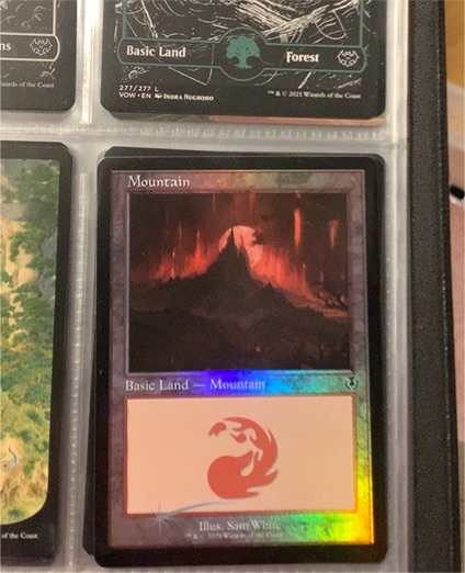 2021 Magic: The Gathering #277 Mountain — front