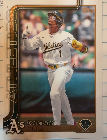 2025 Topps Series 2 #453 Esteury Ruiz — front