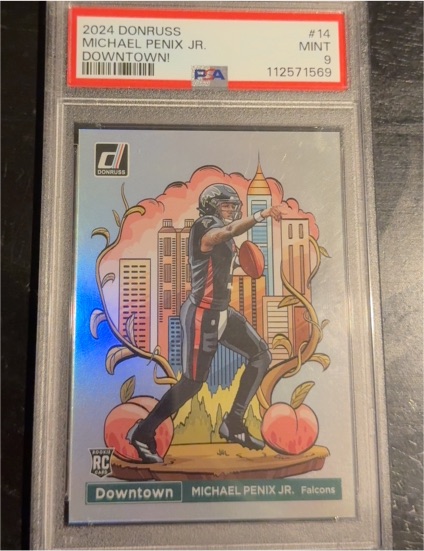 2024 Donruss #14 Michael Penix Jr. Downtown — front