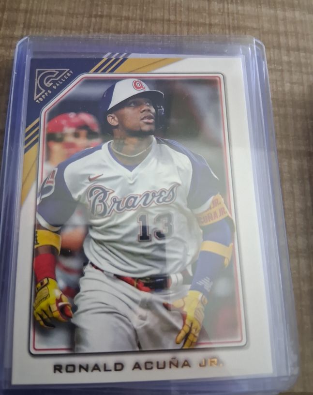 2022 Topps Gallery #147 Ronald Acuna Jr. — front