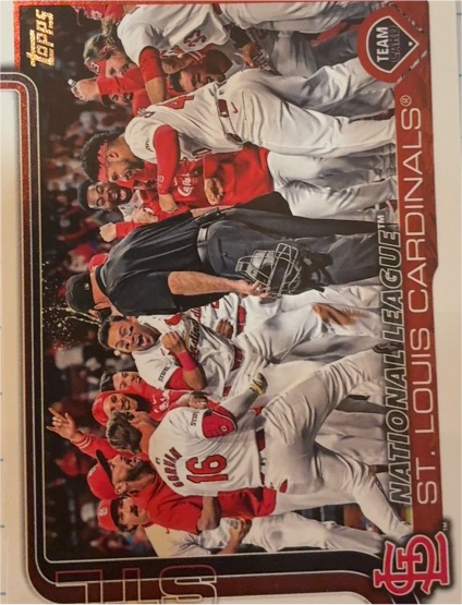 2025 Topps #461 St. Louis Cardinals — front