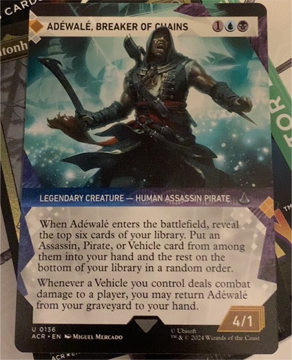 2024 Assassin's Creed Universes Beyond #0136 Adéwalé, Breaker of Chains — front