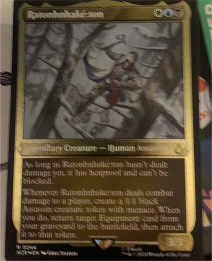 2023 Magic: The Gathering #244 Ratonhnhaké:ton — front