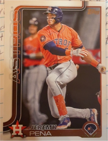 2025 Topps #307 Jeremy Peña — front
