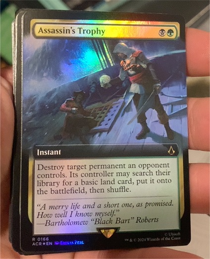 2024 Magic: The Gathering Assassin's Trophy #0166 — front