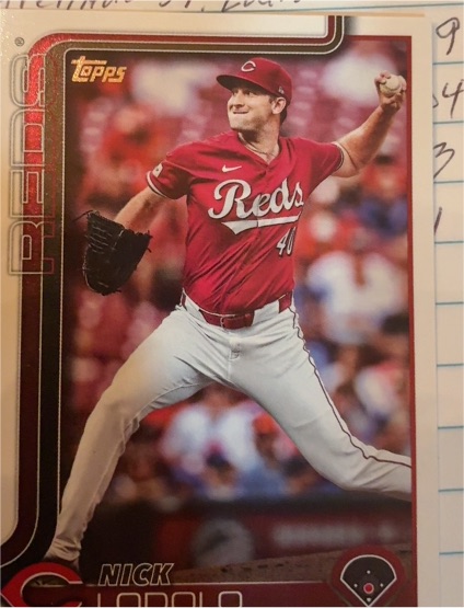 2025 Topps #21 Nick Lodolo — front