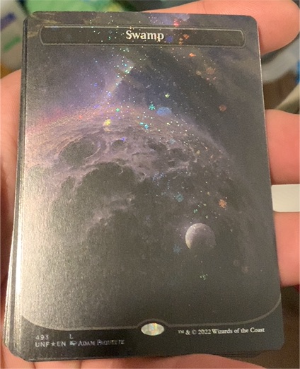 2022 Magic: The Gathering Unfinity #493 Swamp — front