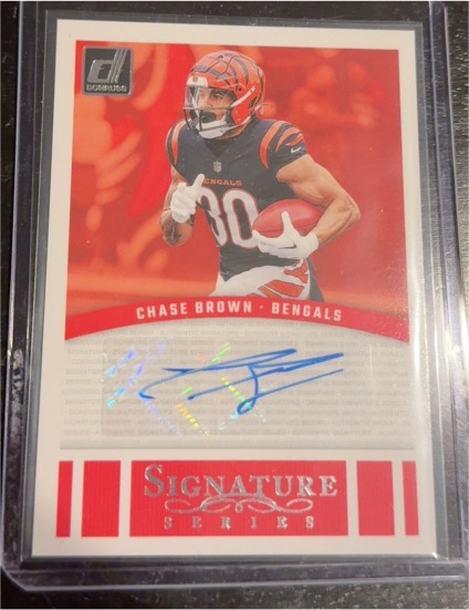 2024 Panini Donruss - Signature Series #SSE-CBR Chase Brown (AU) — front