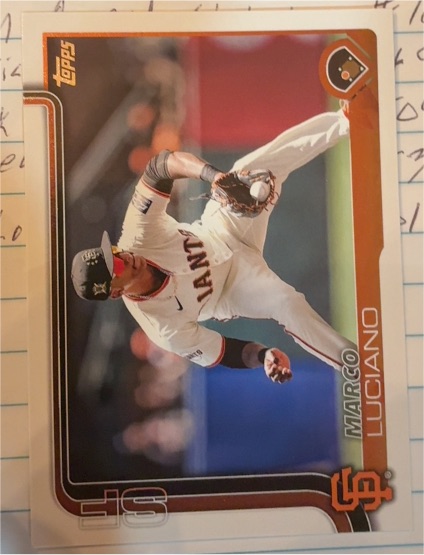 2025 Topps #156 Marco Luciano — front
