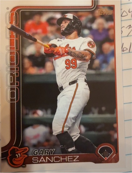 2025 Topps Series 2 #460 Gary Sanchez — front