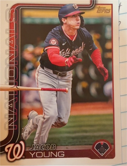 2025 Topps Series 2 #413 Jacob Young — front