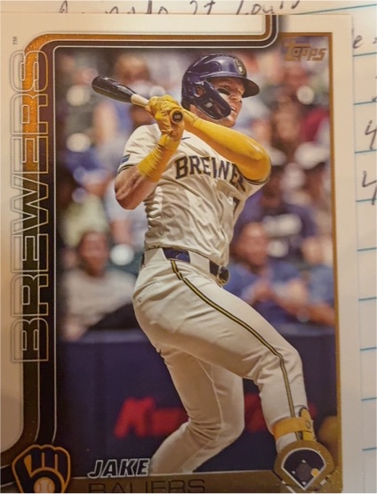 2025 Topps #618 Jake Bauers — front