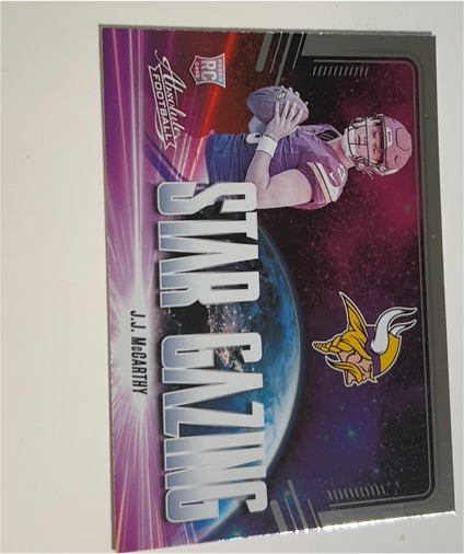 2024 Panini Absolute #SG-JMY J.J. McCarthy Star Gazing — front