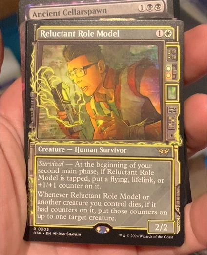 2024 Magic: The Gathering Duskmourn #303 Reluctant Role Model — front