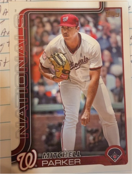 2025 Topps #684 Mitchell Parker — front