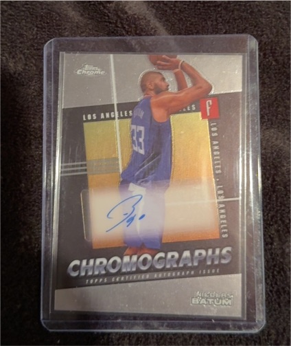 2025 Topps Chrome #C-NB Nicolas Batum Chromographs Auto — front