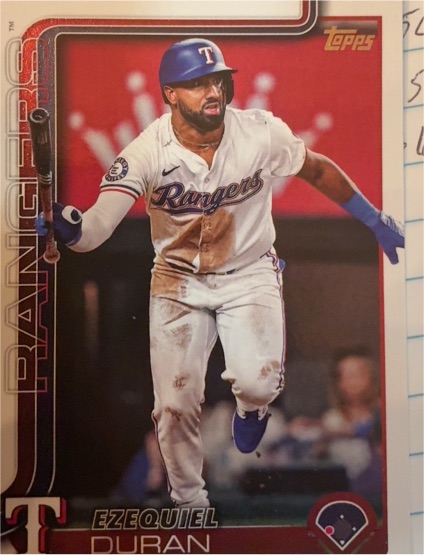 2025 Topps #589 Ezequiel Duran — front