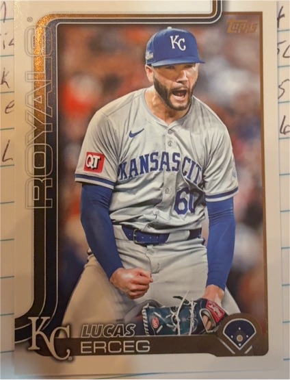 2025 Topps Series 2 #377 Lucas Erceg — front