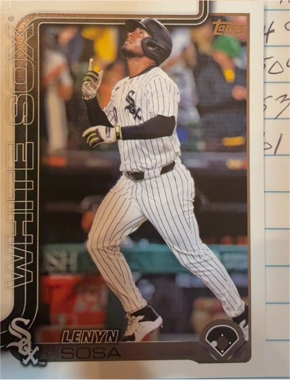 2025 Topps #663 Lenyn Sosa — front