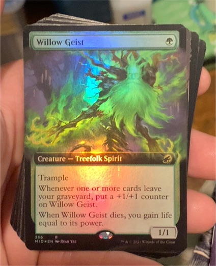 2021 Magic: The Gathering #366 Willow Geist — front