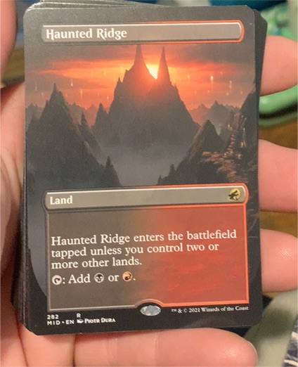 2021 Innistrad: Midnight Hunt #282 Haunted Ridge — front