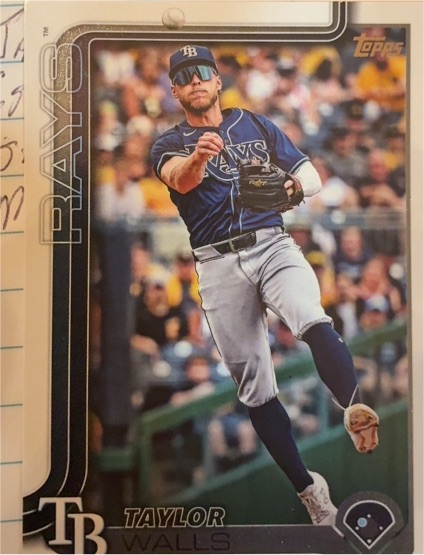 2025 Topps #502 Taylor Walls — front
