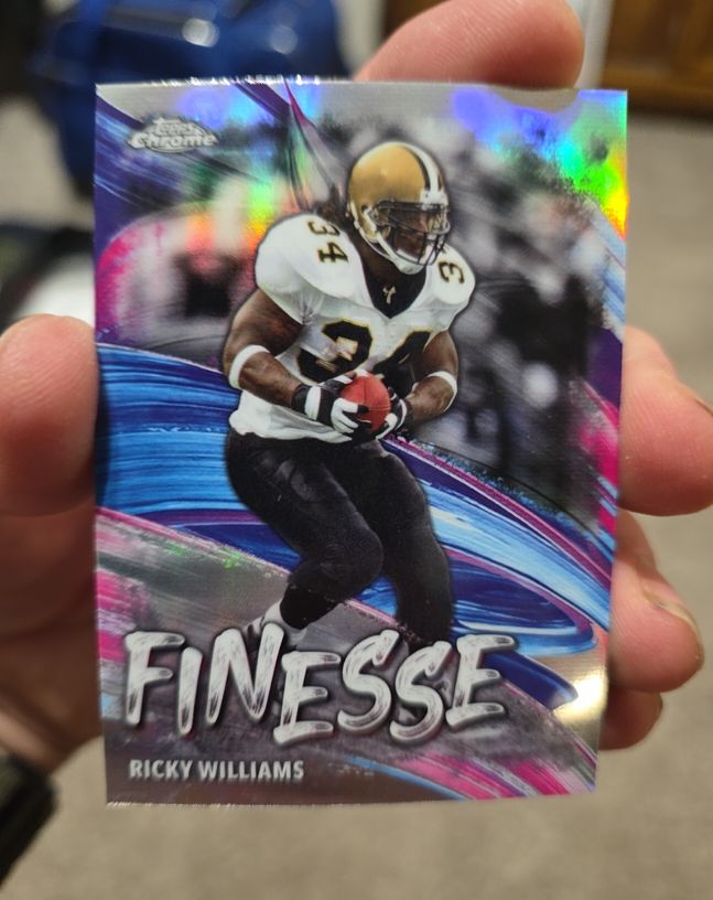 2024 Topps Chrome #F-15 Ricky Williams Finesse — front