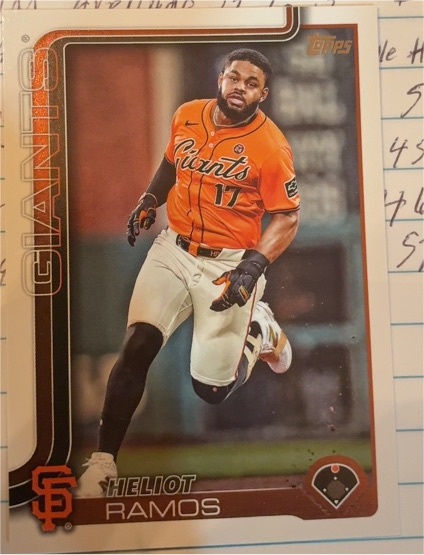 2025 Topps #527 Heliot Ramos — front