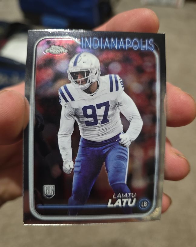 2024 Topps Chrome #247 Laiatu Latu — front