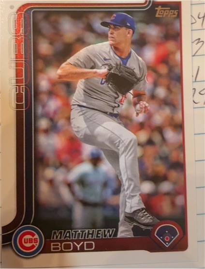 2025 Topps #562 Matthew Boyd — front
