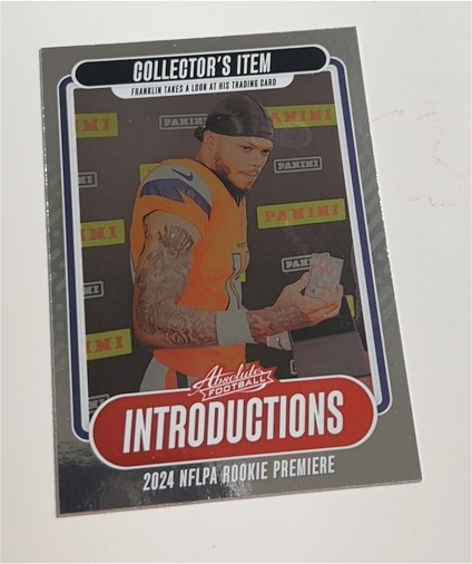 2024 Panini Absolute #I-TFN Troy Franklin Introductions — front