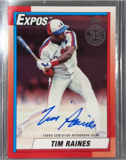 2025 Topps Series 2 35th Anniversary #90B2-TR Tim Raines — front