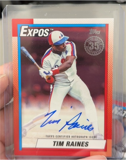 2025 Topps Series 2 #90B2-TR Tim Raines — front