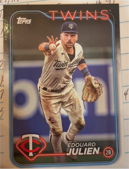 2024 Topps #596 Edouard Julien — front