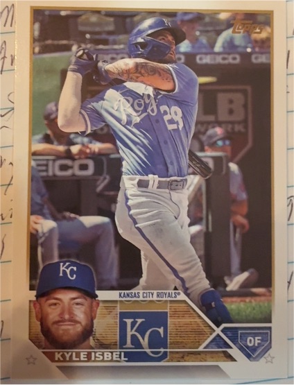 2023 Topps #578 Kyle Isbel — front