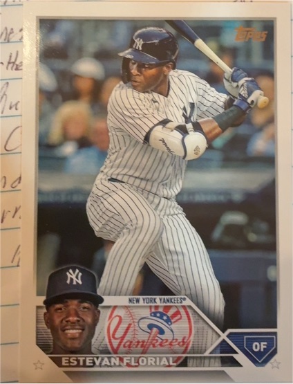 2023 Topps Update #US211 Estevan Florial — front