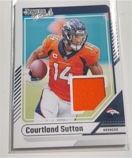 2024 Panini Donruss Threads #DTH-CSU Courtland Sutton — front