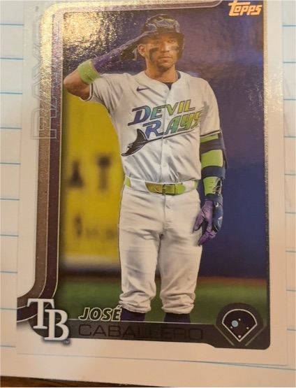 2025 Topps Series 1 #133 Jose Caballero — front