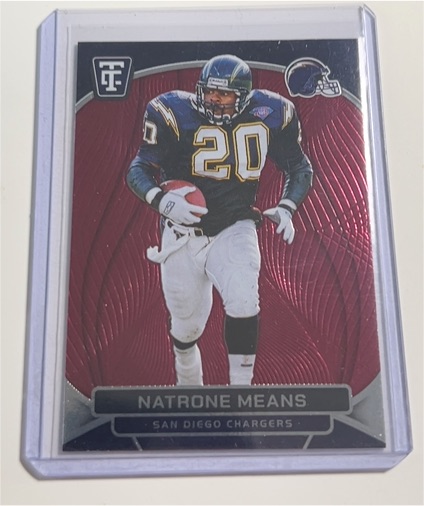 2024 Panini Totally Certified #191 Natrone Means Mirror Purple — front