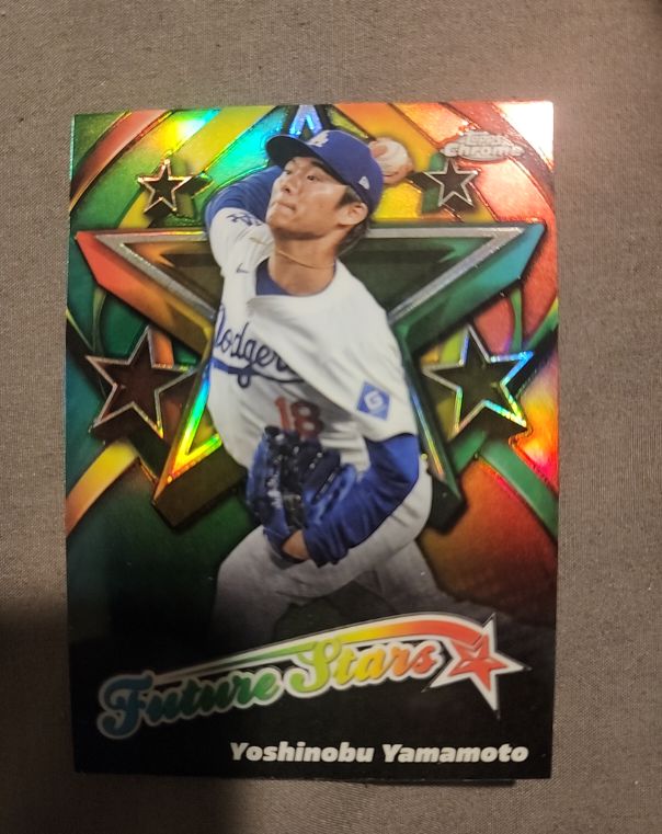 2025 Topps Chrome Future Stars #FS-6 Yoshinobu Yamamoto — front
